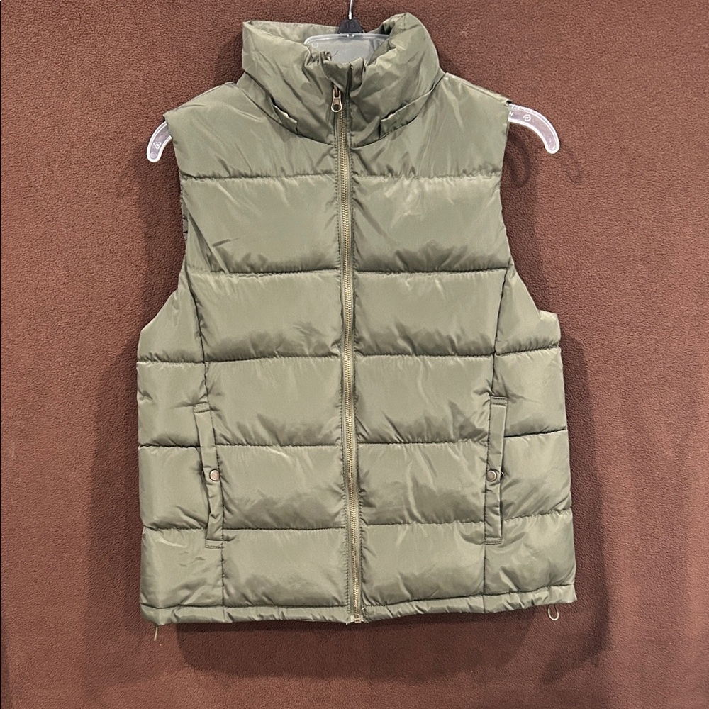 Arizona Jean Company Khaki Puffer Vest